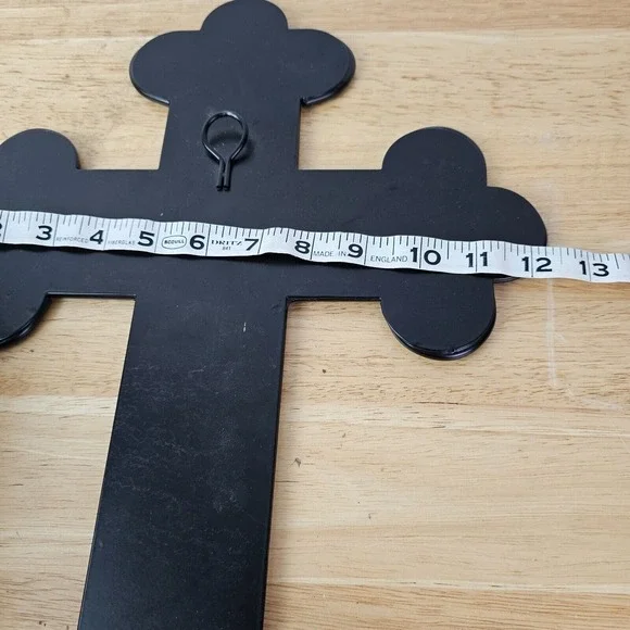 Mosaic Stained Glass Colorful Green Red Blue Yellow Cross Hanging Wall Decor 16